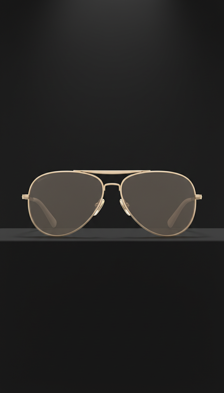 Aviator mit Champagnergold-Finish limitiert