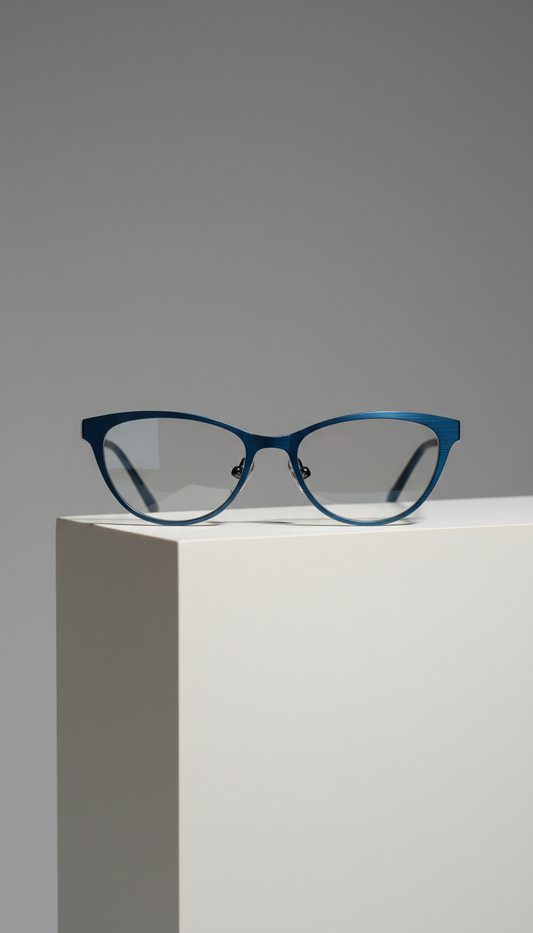 Titan-Cat-Eye in Architektenblau