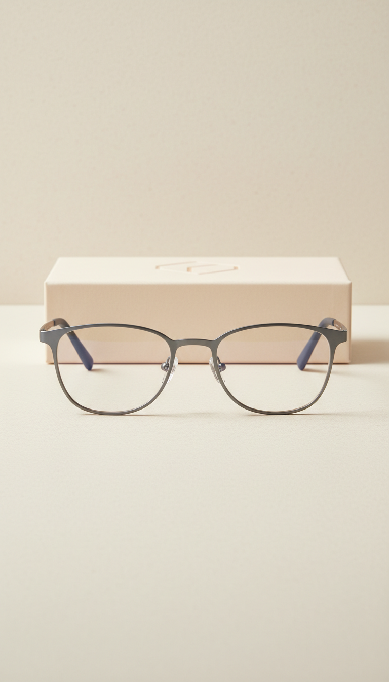 Gallery View Brille mit klarer Linie